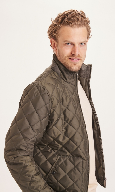 KnowledgeCotton Apparel Fjord Wendejacke - forrest night